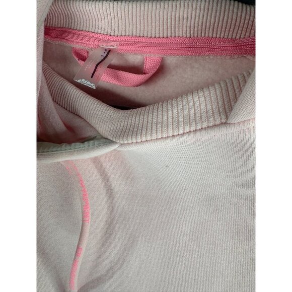 NEW Free People FP Movement Pink Racing Stripes Hoodie Sweatshirt Size M - Picture 10 of 10